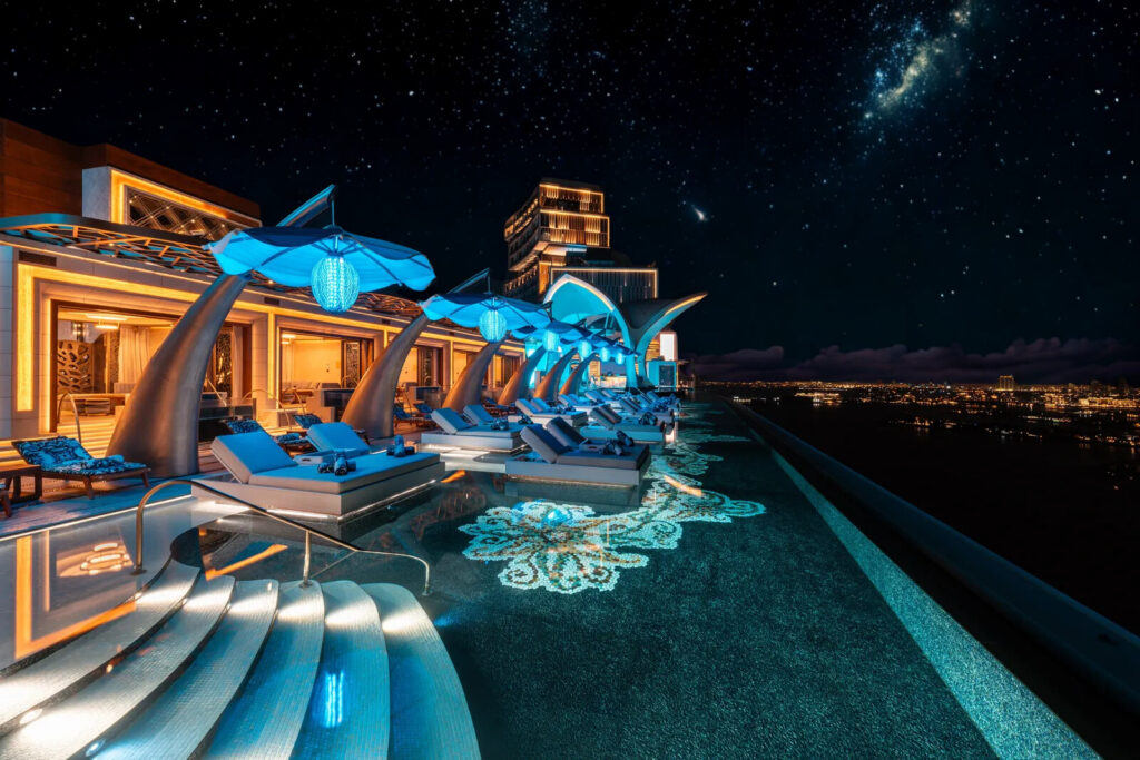 Dubai Night Swimming