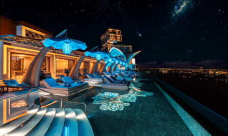 Dubai Night Swimming
